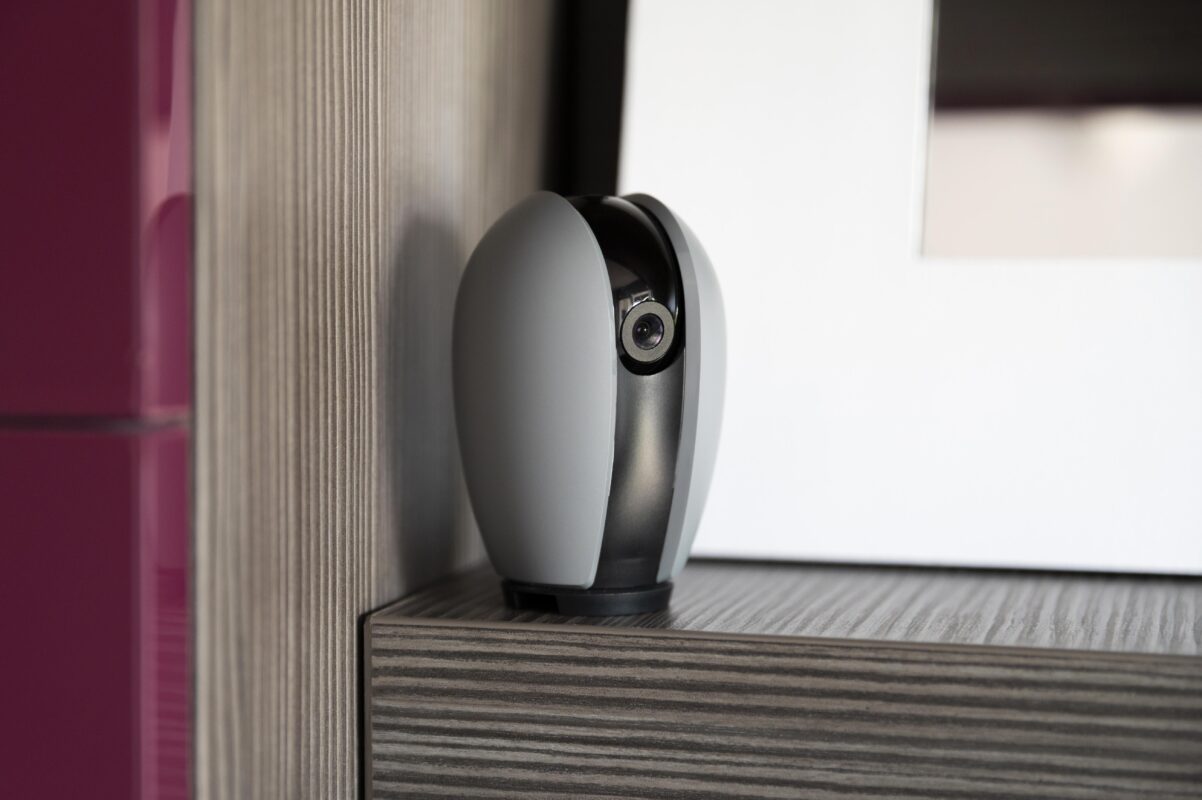 house automation with camera shelf